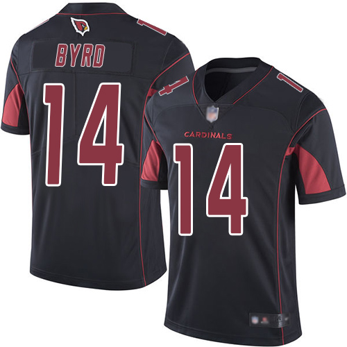 Arizona Cardinals Limited Black Men Damiere Byrd Jersey NFL Football 14 Rush Vapor Untouchable